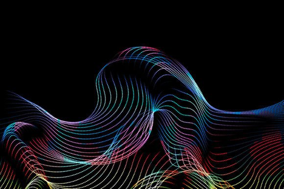 Abstract Colorful Wave Background 88