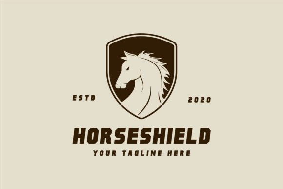 Horse of Shield Logo Vector Design: A Versatile Symbol for Modern and Retro Branding
