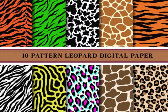 Leopard Digital Paper Pattern: A Versatile Design Asset for Creatives and Professionals