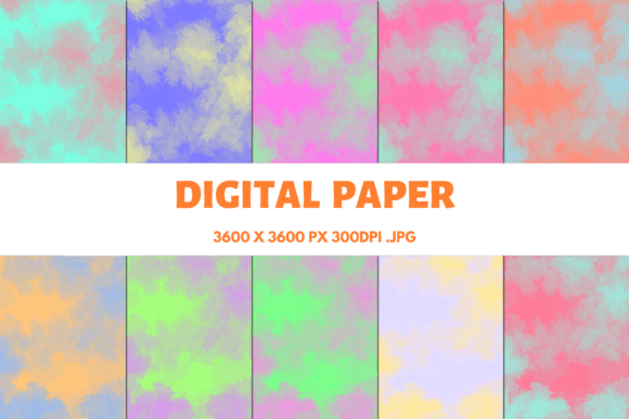 Retro Clouds Digital Papers Set 3 – A Strategic Tool for Creative and Professional Projects